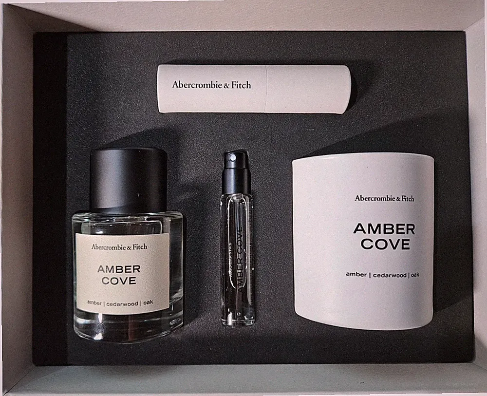 Abercrombie & Fitch Amber Cove Perfume Gift Set New Sealed #B2-3