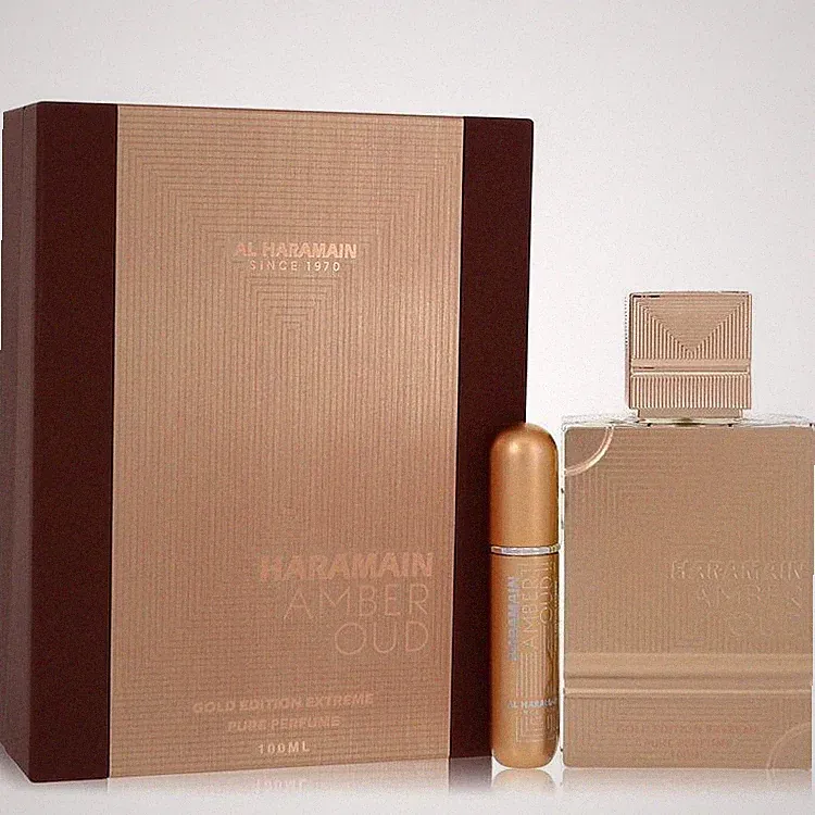 Al Haramain Amber Oud Gold Edition Extreme by Al Haramain Gift Set 3.4 oz 3.4 Pu