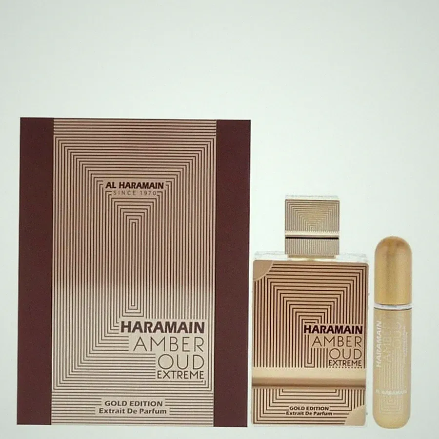 Al Haramain Unisex Amber Oud Gold Edition Extreme Perfume Gift Set Fragrances