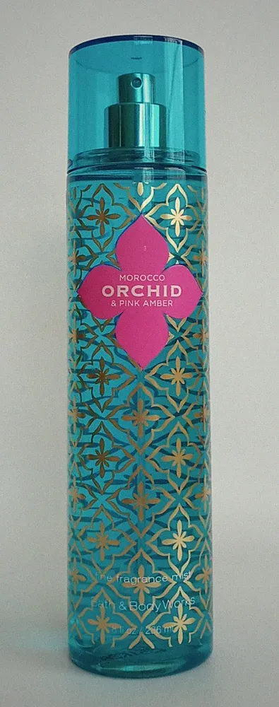Bath and Body Works MOROCCO ORCHID & PINK AMBER 8 oz. Fine Fragrance Mist Spray