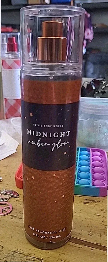 Bath & Body Works MIDNIGHT AMBER GLOW Originals Fragrance Spray 8 oz RETIRED