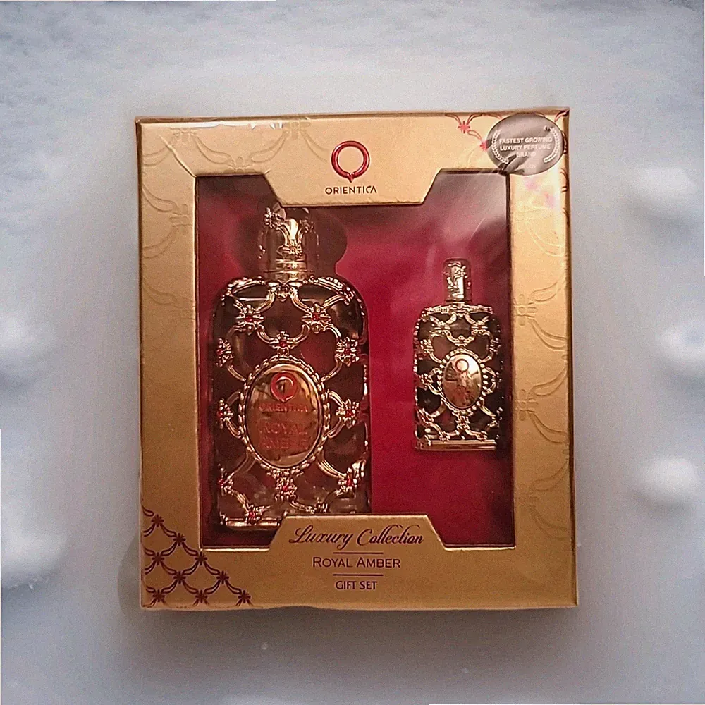Orientica Royal Amber LUXURY COLLECTION Gift Set Fragrance Perfume Set Sealed