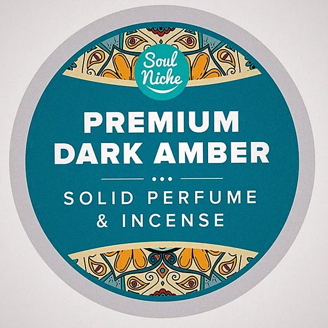Premium Dark Amber Resin Incense - Natural Solid Perfume for Body Incense Aroma
